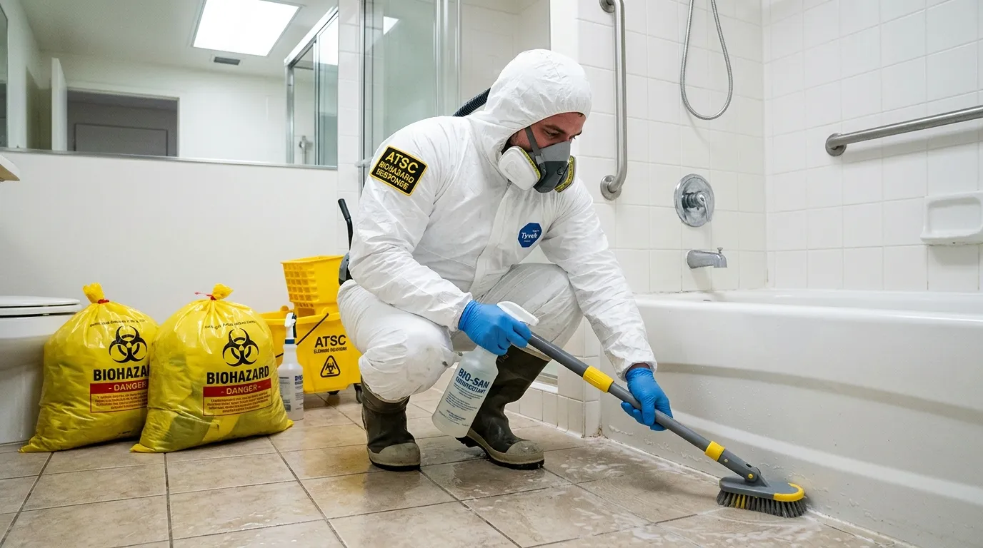 Decontamination equipment deployed for Blood Cleanup in Bellbrook